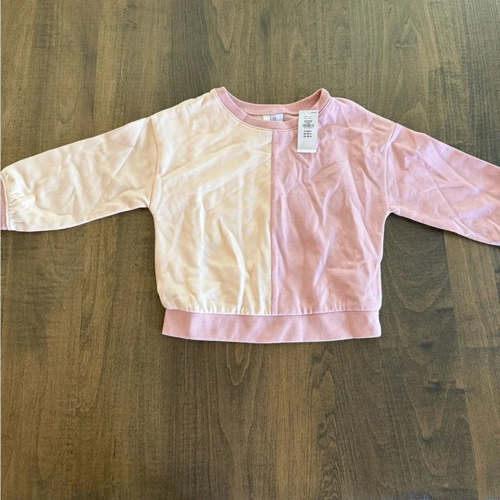 Baby Gap sweater pink two tones Size 3T (G3)